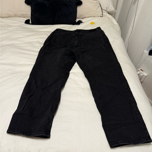Abercrombie Curve Love Dad High Rise in black - size 32 - Picture 6 of 7